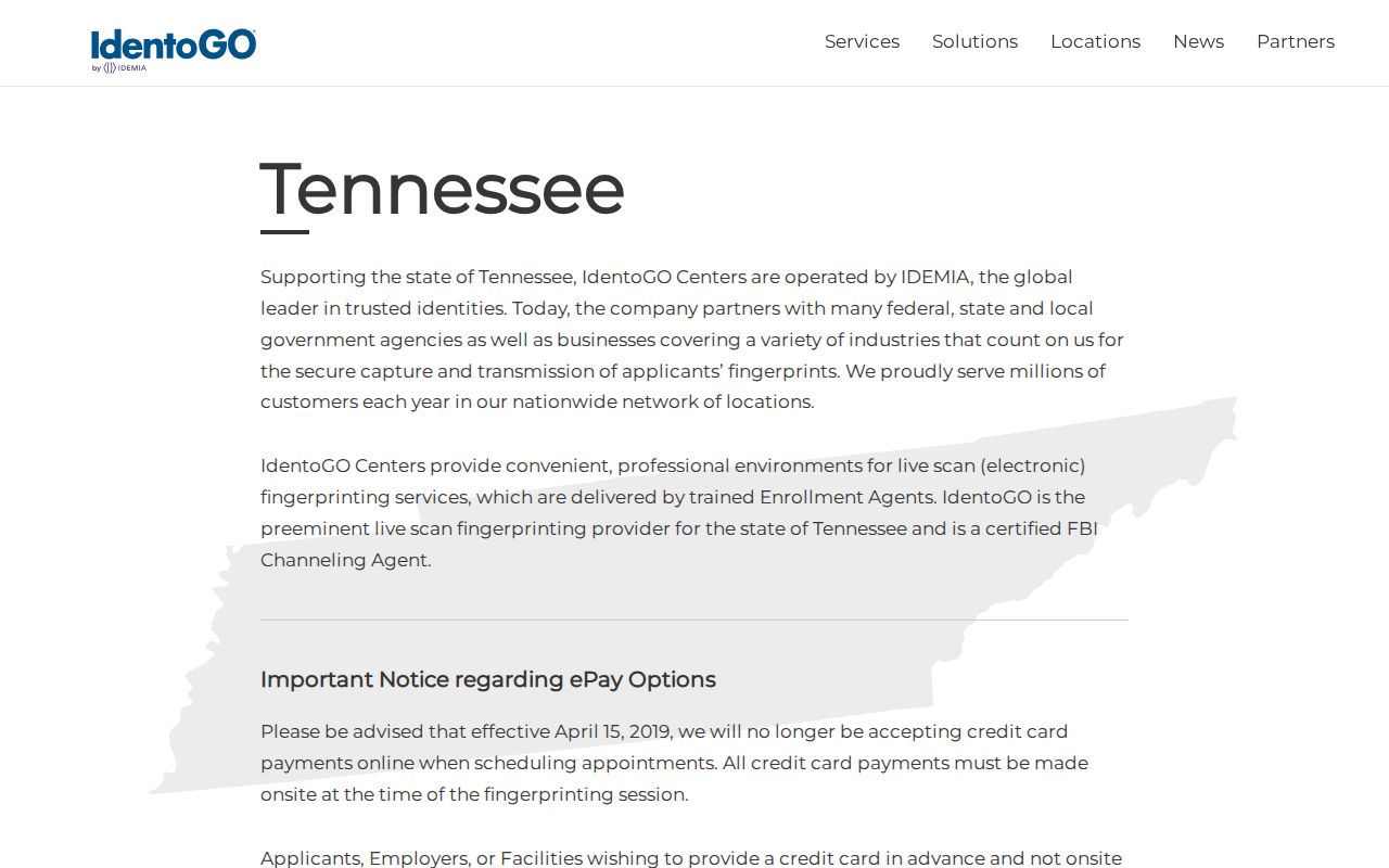 Lawrence County criminal records Tennessee fingerprint location search