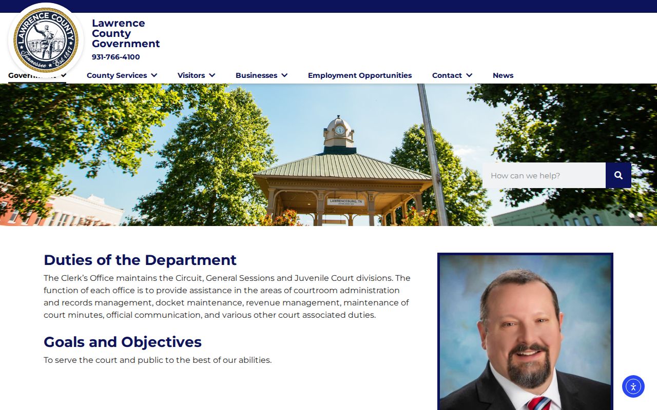 Lawrence County Circuit Court Clerk criminal case records page